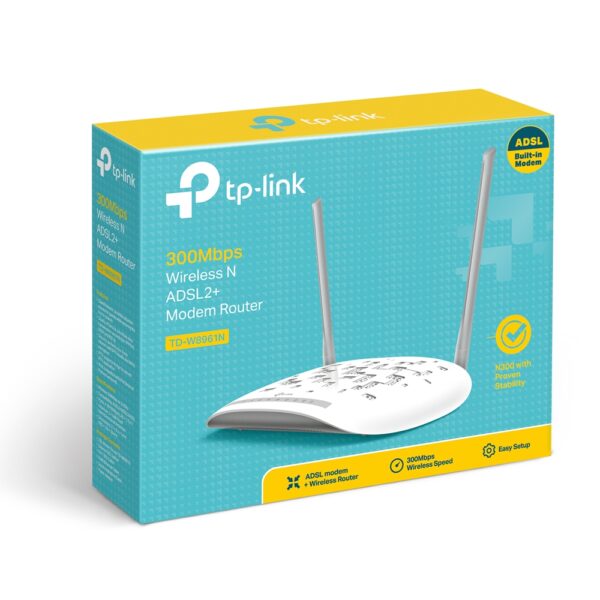 300Mbps Wireless tp-link ADSL Modem Router Packaging