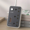 LDNIO Power Strip with 3 Sockets and 3 18W USB Ports with 1 PD 20W Port In real life